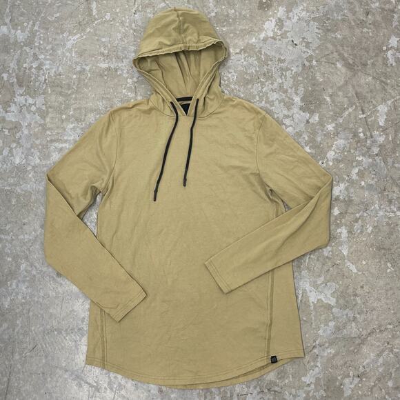 Ninth Hall Shirt Adult Large Tan Hoodie Long Sleeve Lightweight Pullover Sweater - Picture 1 of 13